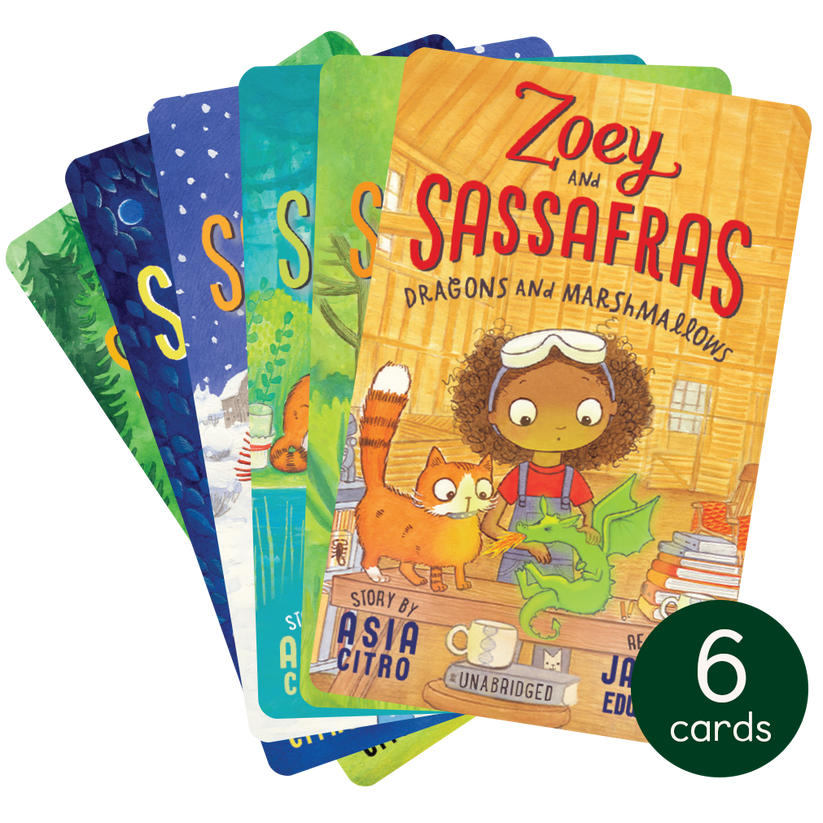 Yoto Card: The Zoey and Sassafras Collection | Books 1 to 6 | Science, Magic & Animals | Ages 5 to 9