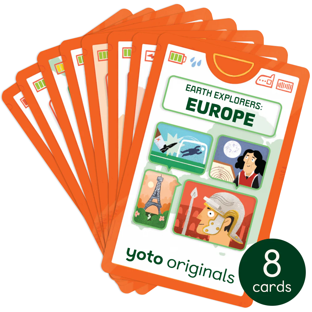 Yoto Card: Earth Explorers Set | 7 Continents Adventure | Geography & Culture | Ages 5 to 10