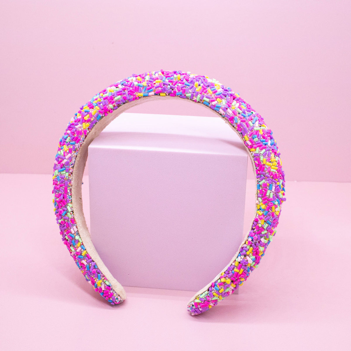 Frog Sac Padded Sprinkles Headband, Confetti Hair Band