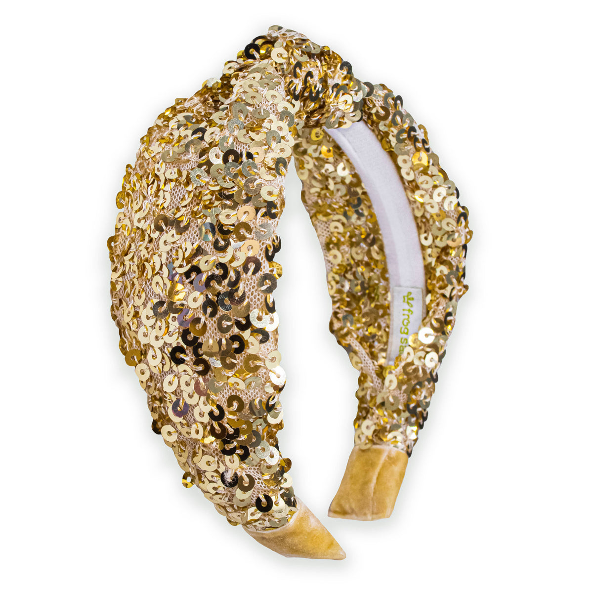 Frog Sac Kids Knot Headband, Sequin Knotted Hair Band Accessories
