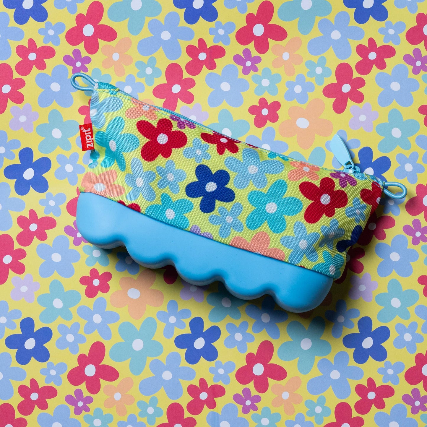 ZIPIT - ZIPIT Flowers Case, Cute Pencil Case for Girls