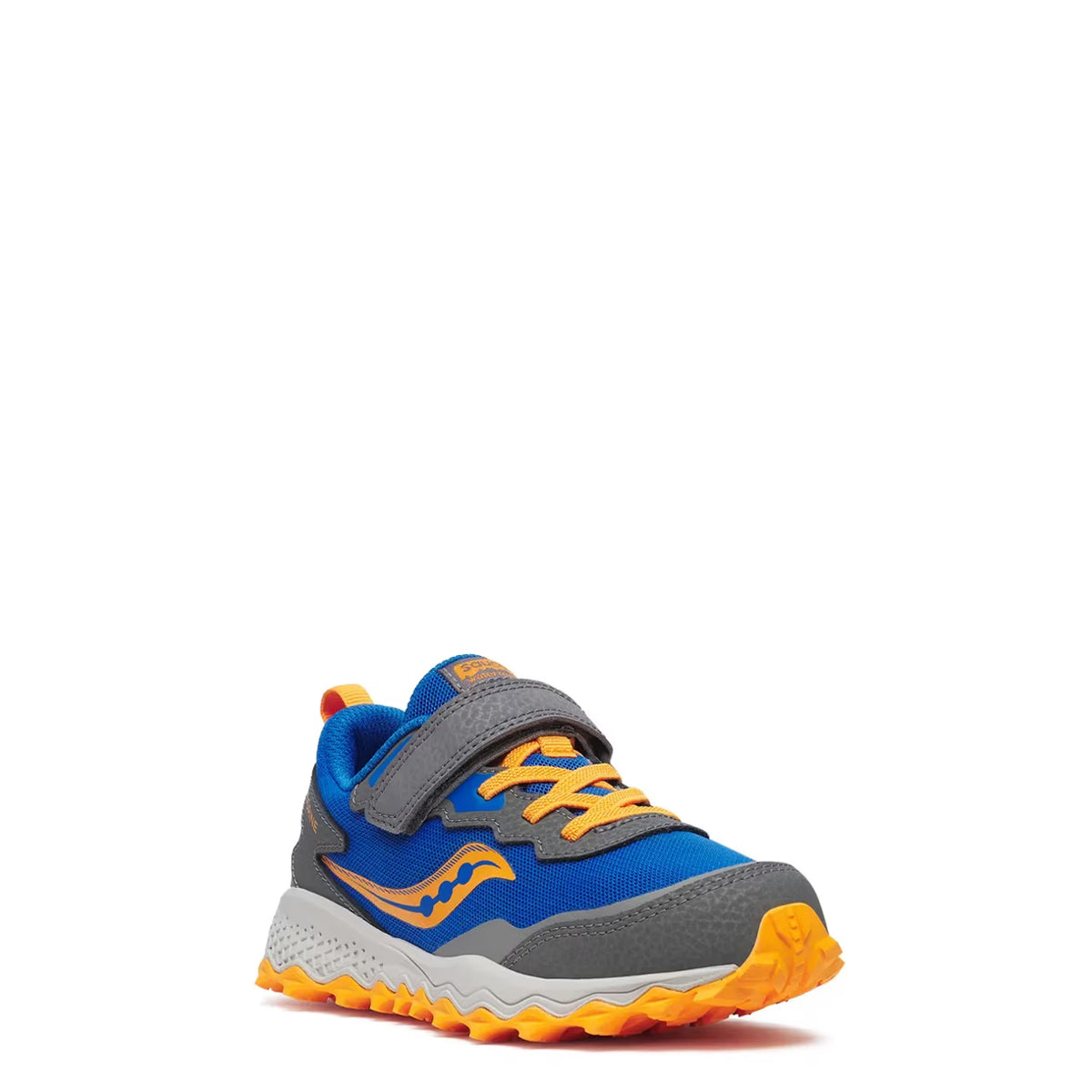 Saucony Big Kid's Peregrine KDZ A/C Sneaker in Blue/Orange