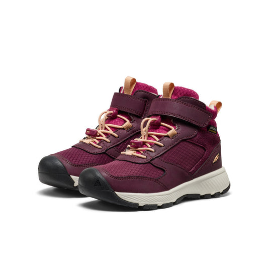 Keen - Skua Waterproof Boot - Little Kids - Fig/Peach Fuzz