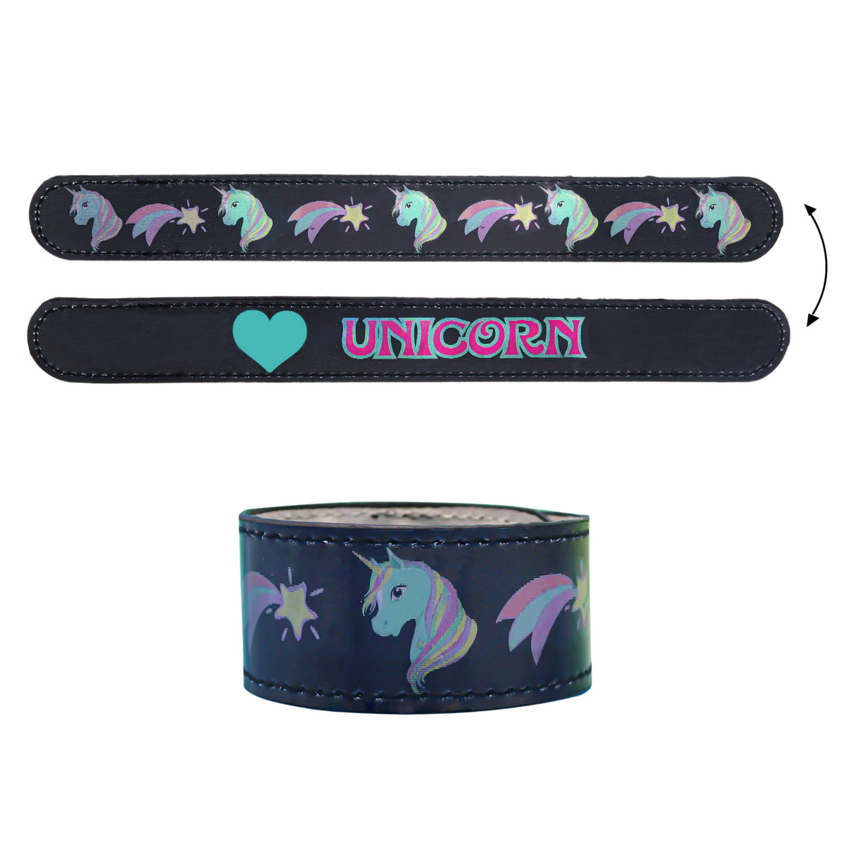 Frog Sac 3D Image Shifting Slap Bracelet for Kids