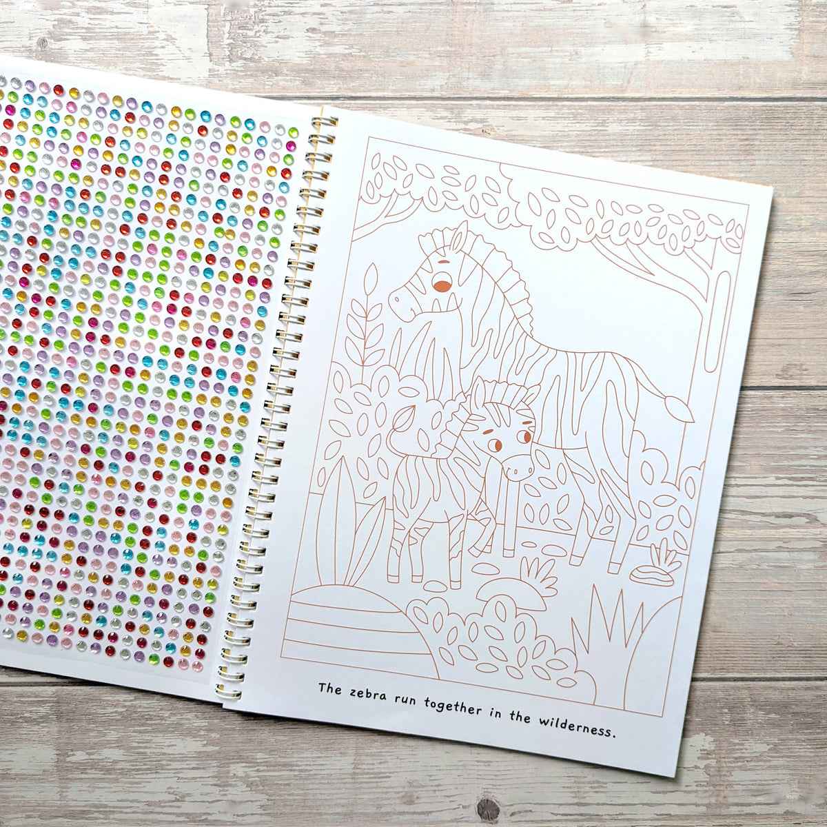 Robert Frederick - Gem Art Activity Book - Jungle Animals