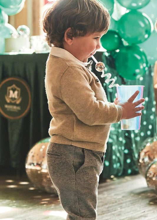 Mayoral Boy Dress Pants Fog Mix