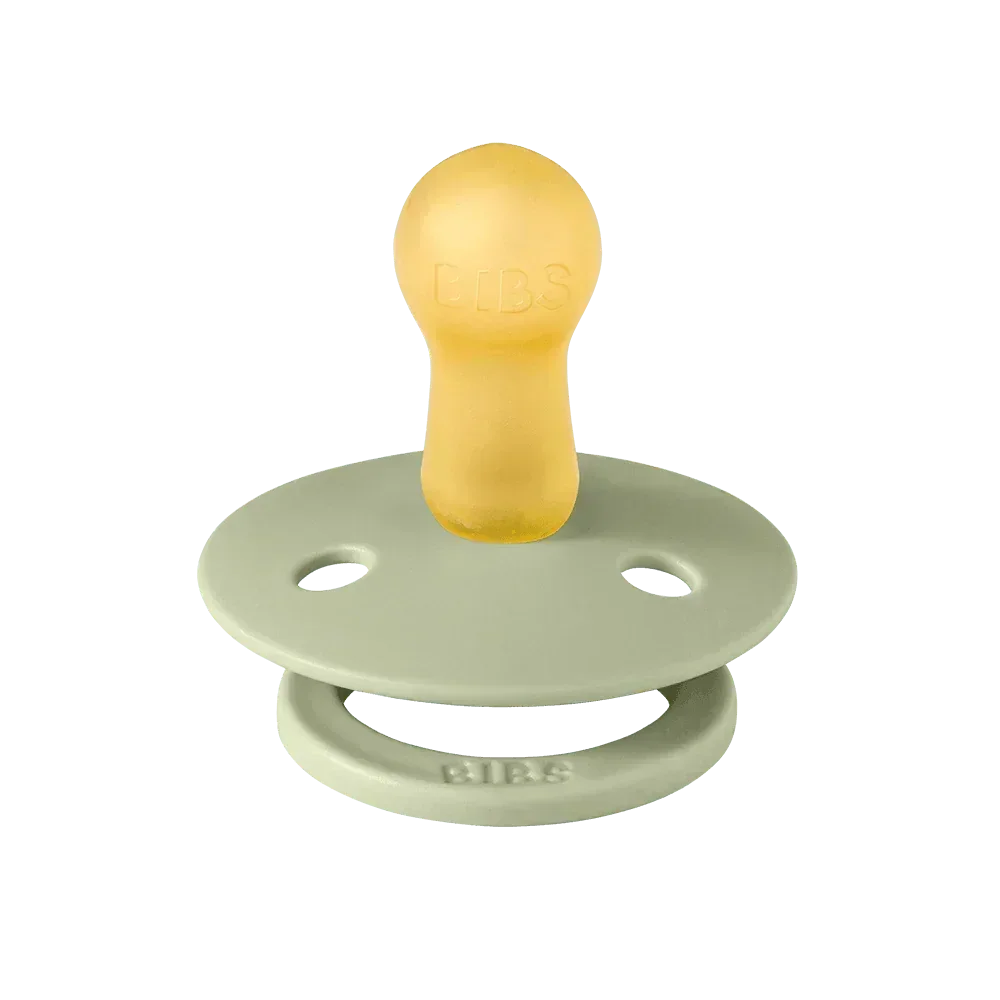 BIBS - Original Round Nipple Latex Pacifier - Singles