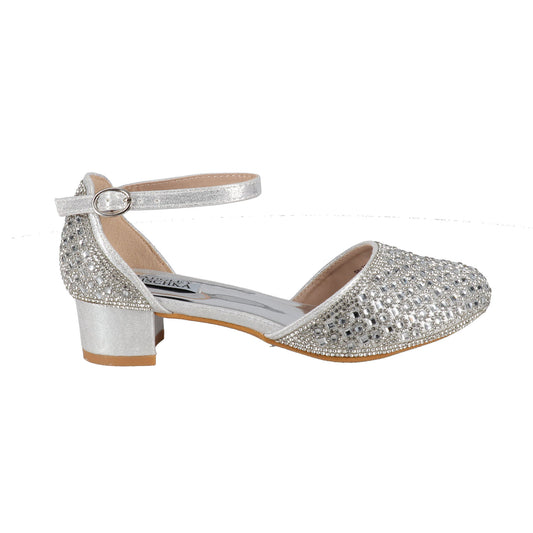 Badgley Mischka Kids’ Alessia White