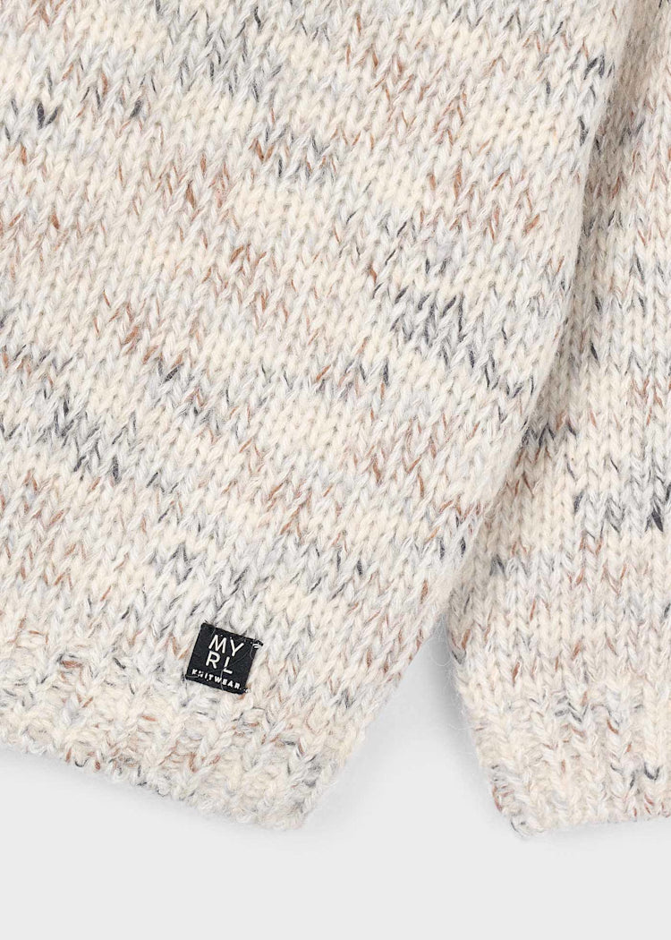 Mayoral - Cereal Mix Knit Sweater