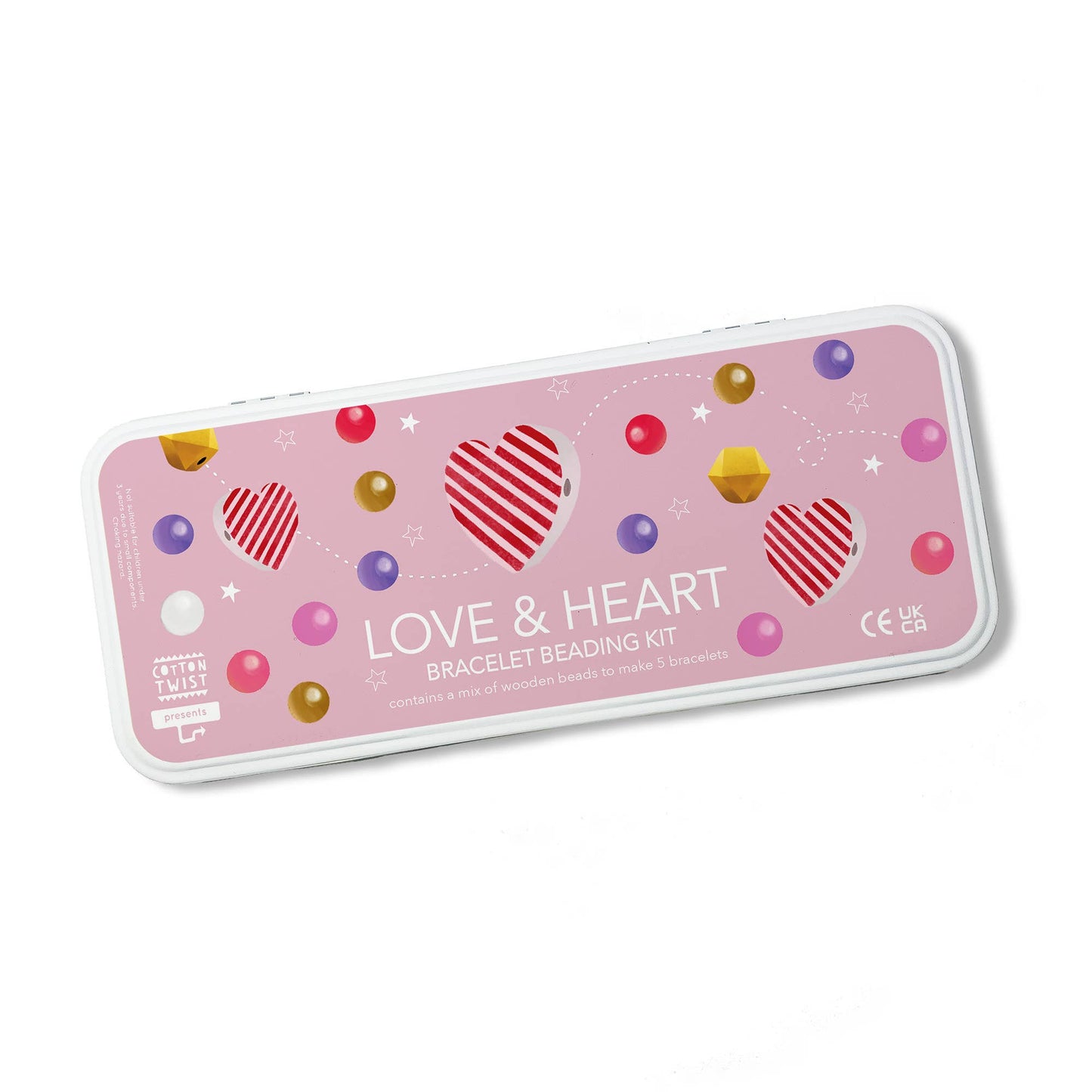 Cotton Twist - Love & Hearts Bracelet Bead Kit