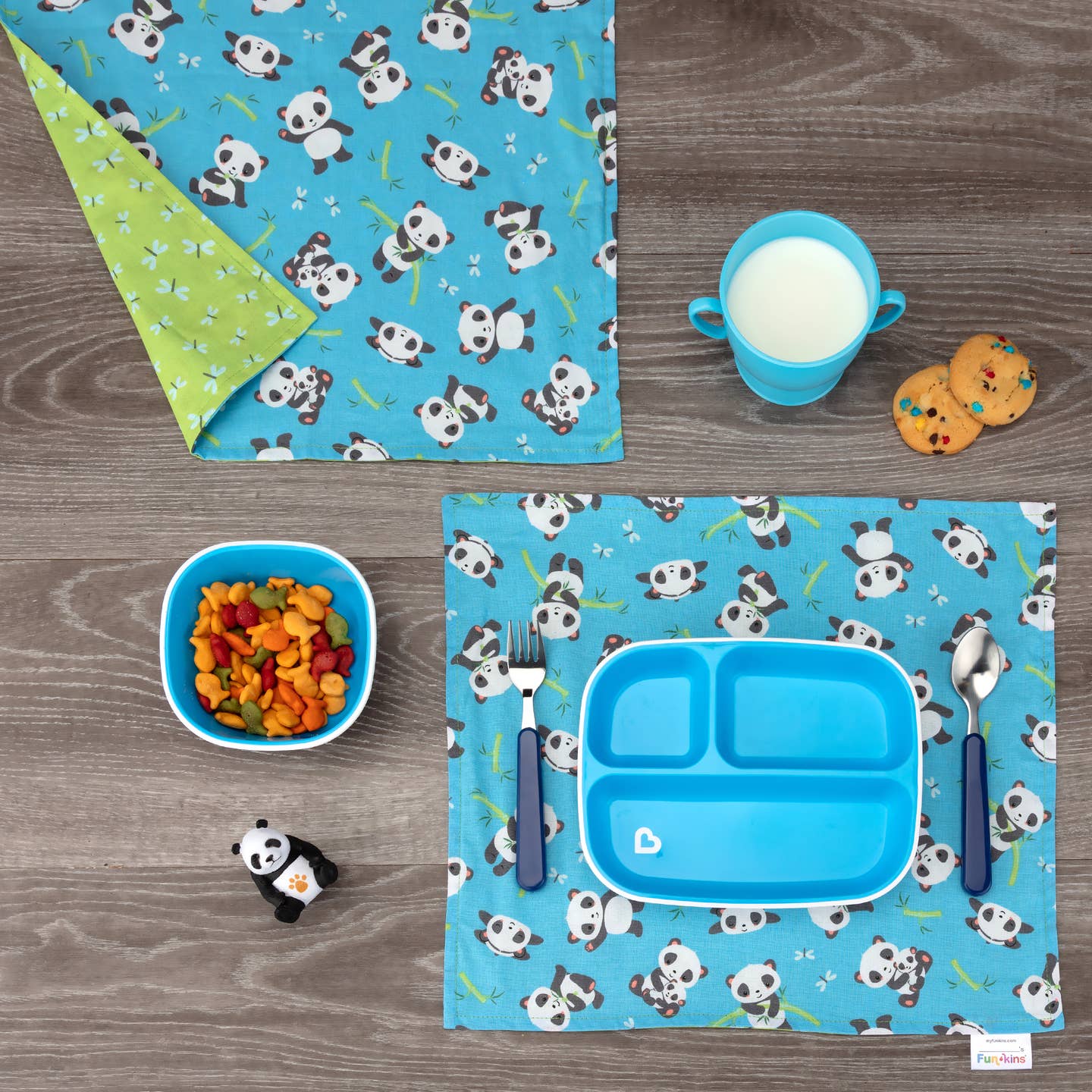 My Funkins - Placemats For Kids 2 pk - Pandas