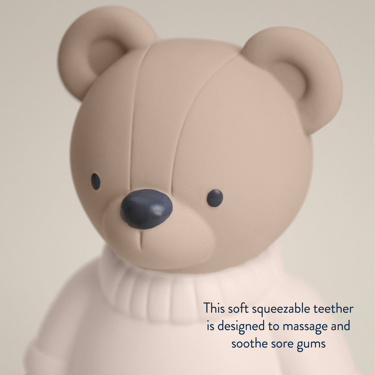 Itzy Ritzy - Chew Crew: Bear Natural Rubber Teether
