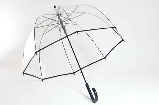 SMATI - Basic Black Transparent Umbrella
