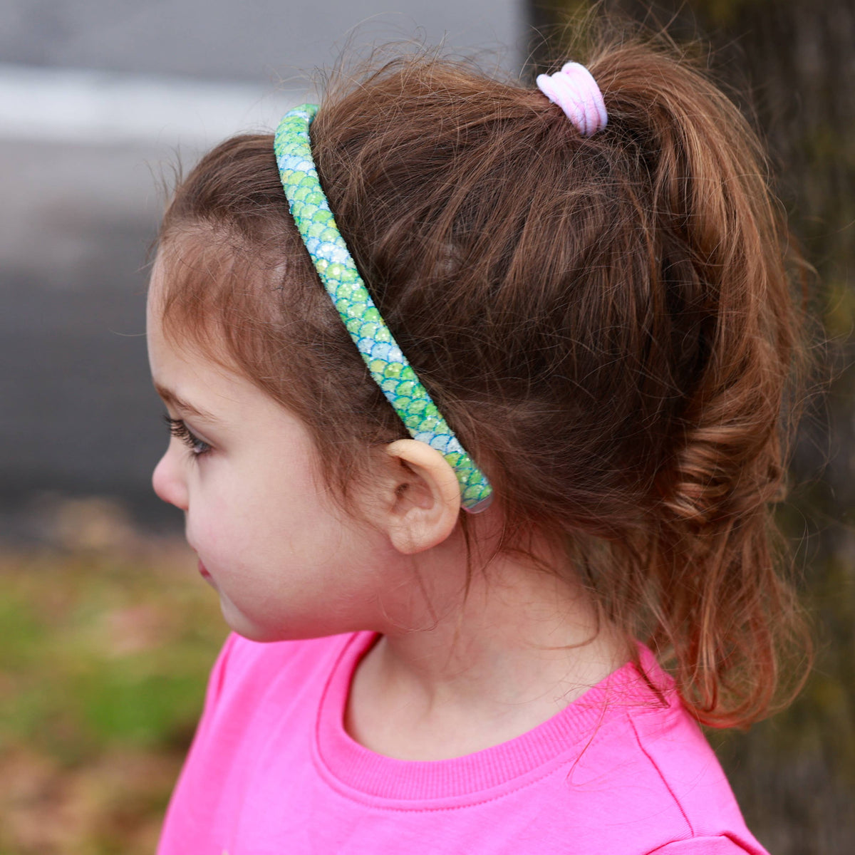 Frog Sac Mermaid Headband, Kids Thin Non-Slip Hair Accessories