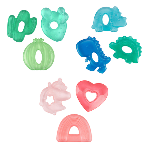 Itzy Ritzy - Cutie Coolers™ Water Filled Teethers (3-pack): Unicorn