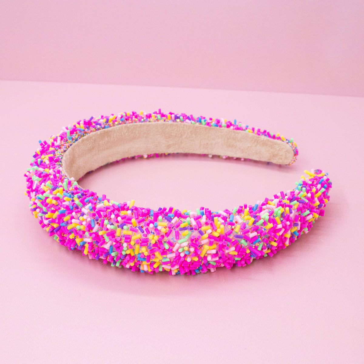 Frog Sac Padded Sprinkles Headband, Confetti Hair Band