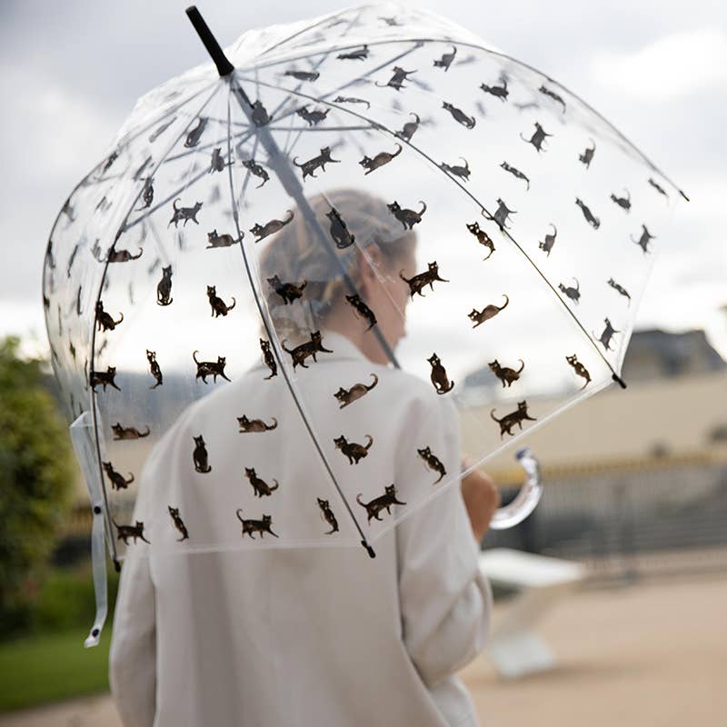 SMATI - Transparent Dome Umbrella Cat