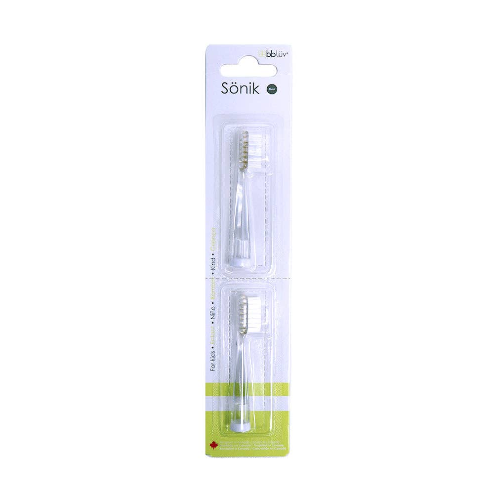 Two toothbrushes in a Sonik branded packaging on a white background
