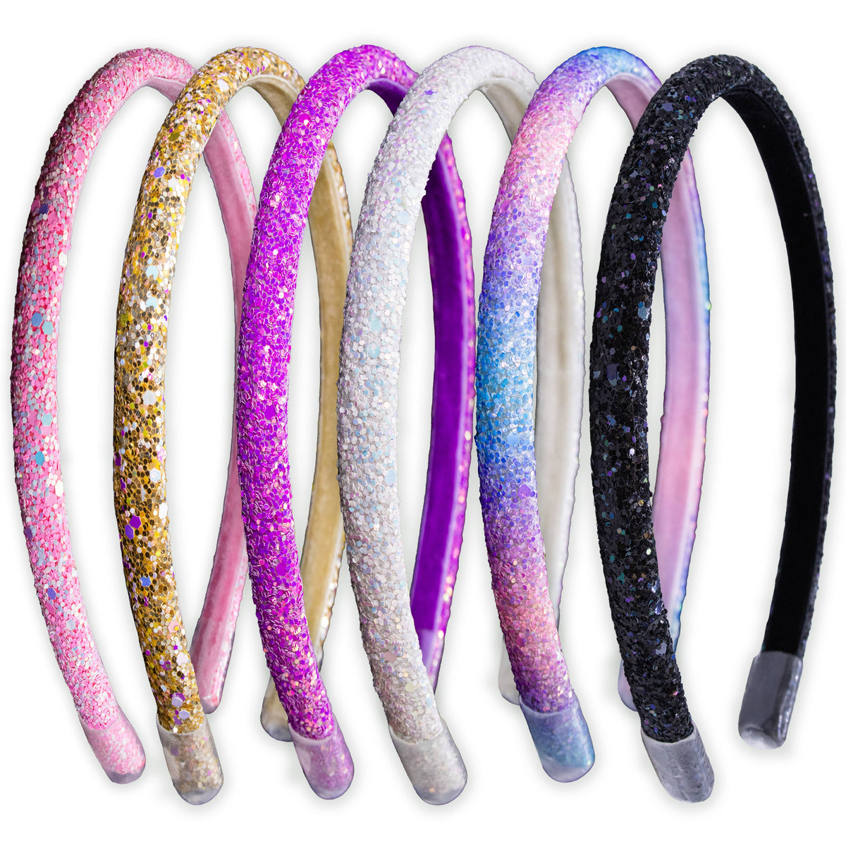 Frog Sac Glitter Headband, Thin Hairbands for Kids