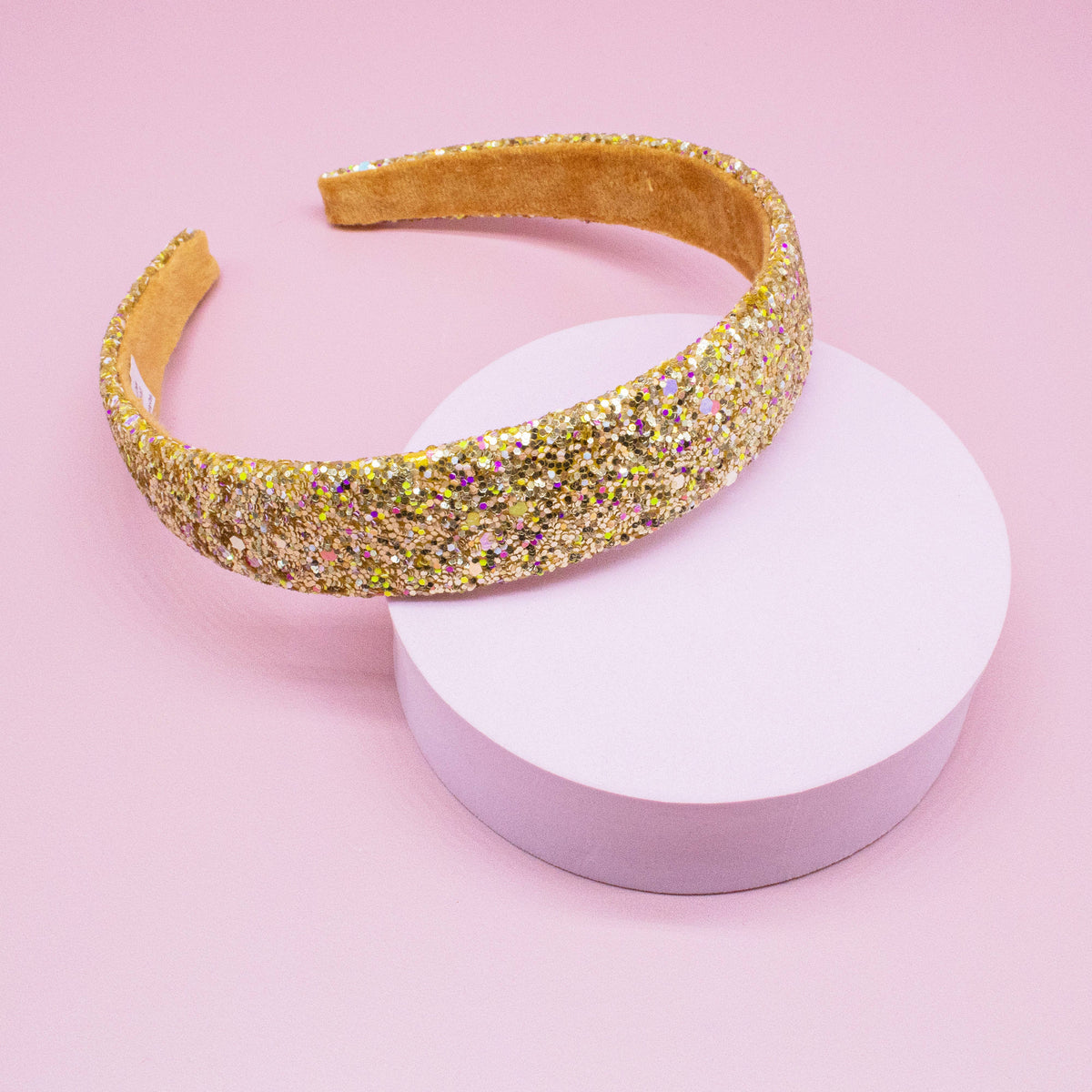 Frog Sac Tapered Chunky Glitter Headband