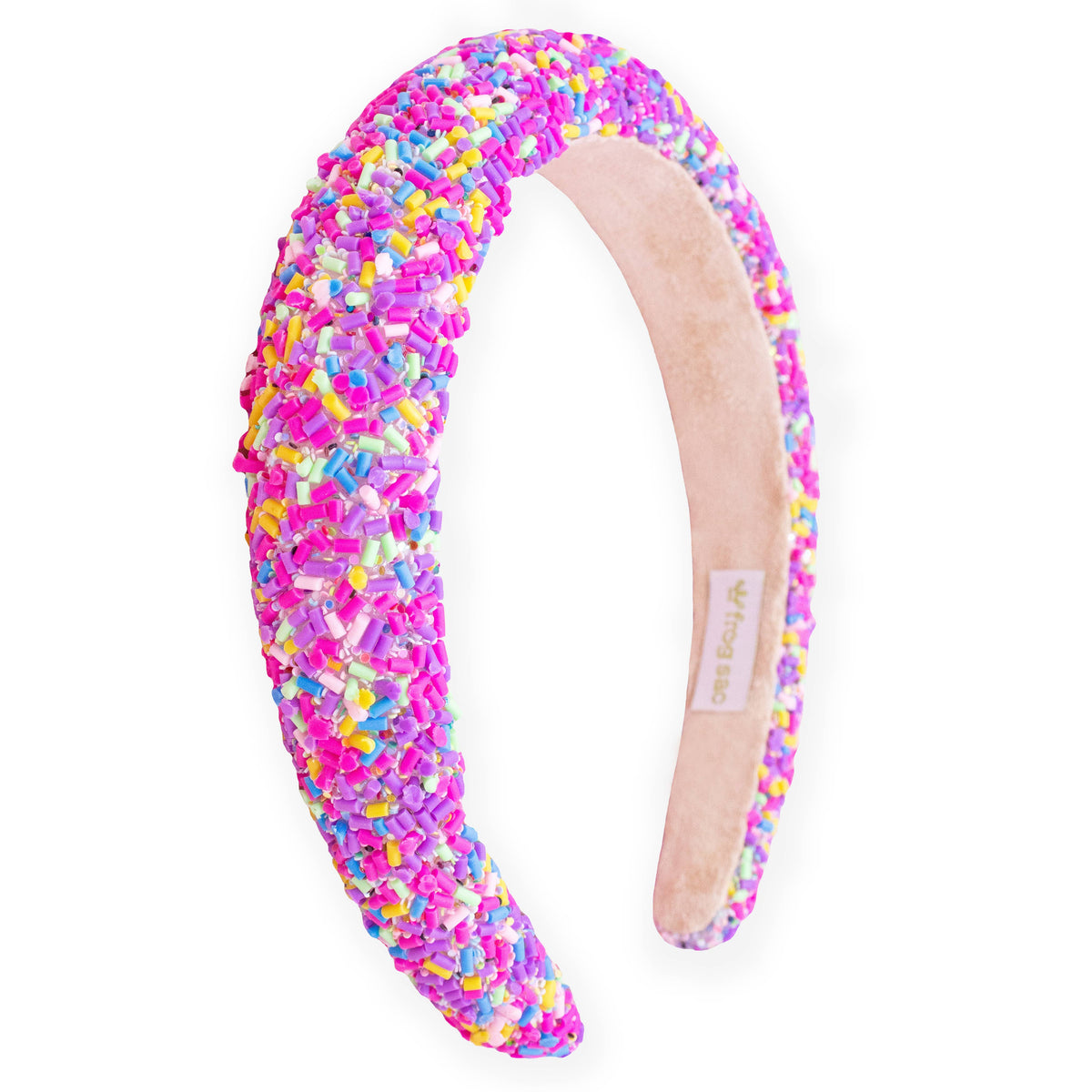 Frog Sac Padded Sprinkles Headband, Confetti Hair Band