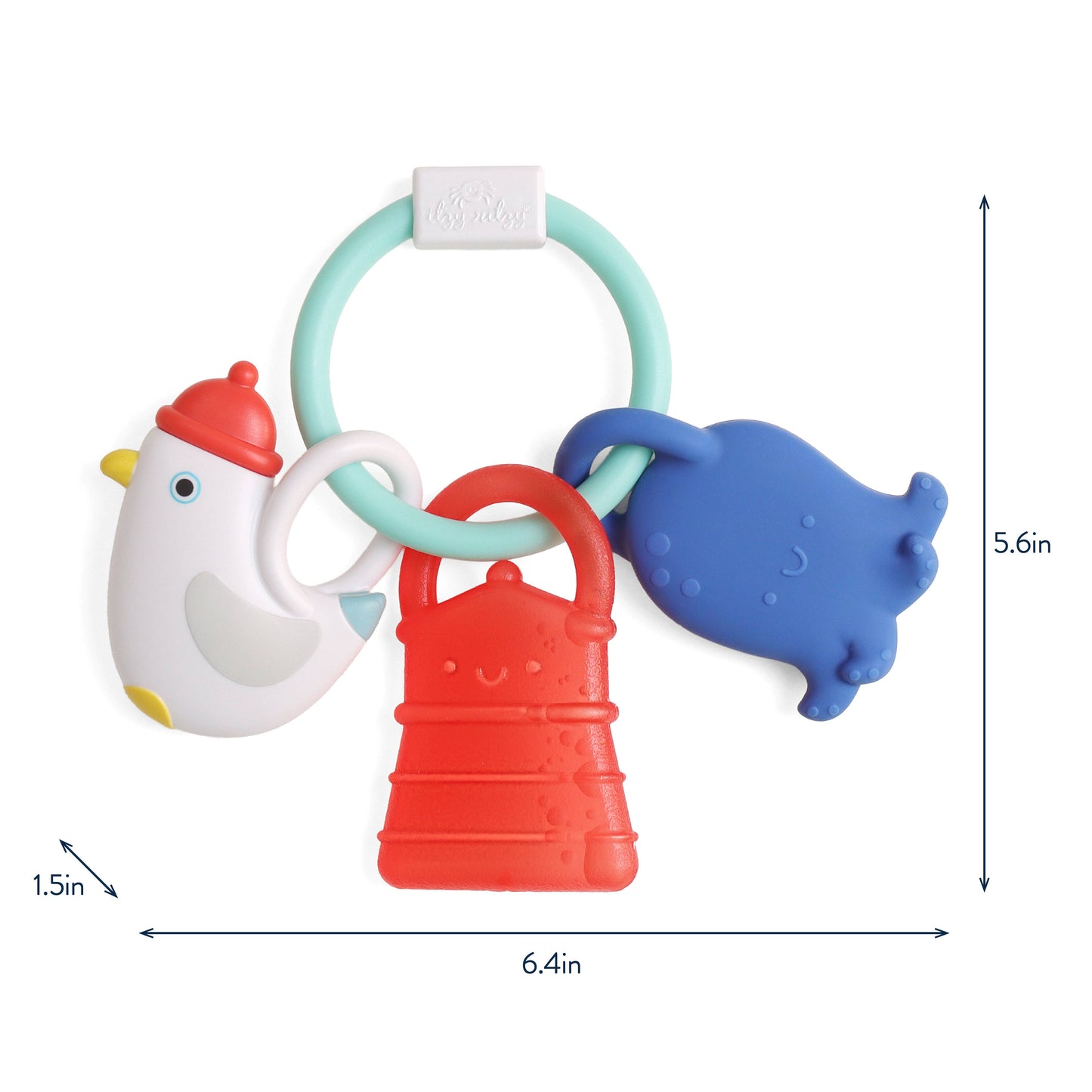 Itzy Ritzy - Nautical Bitzy Charms Teething Toy