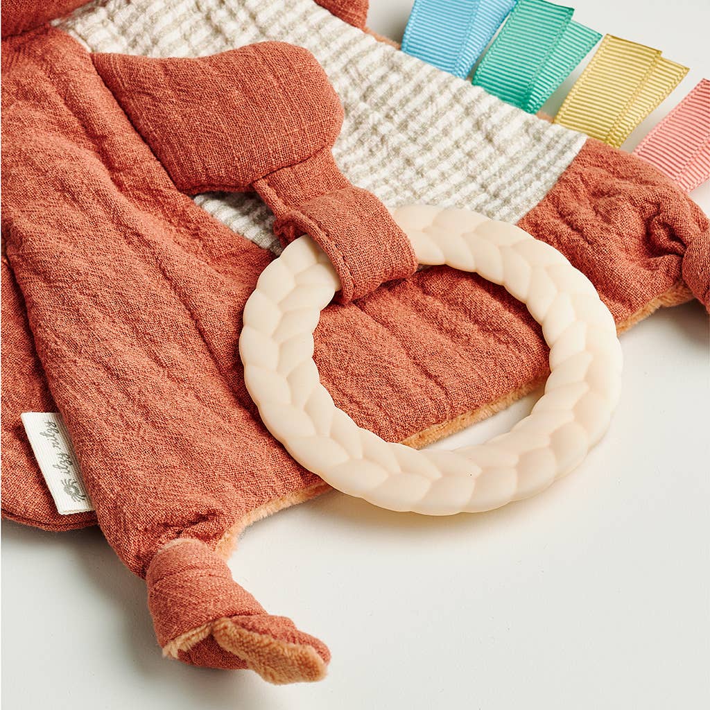 Itzy Ritzy - Fox Bitzy Crinkle™ Sensory Toy with Teether