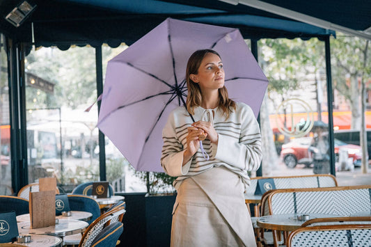 SMATI - Eco-friendly Compact Automatic Umbrella Lilac