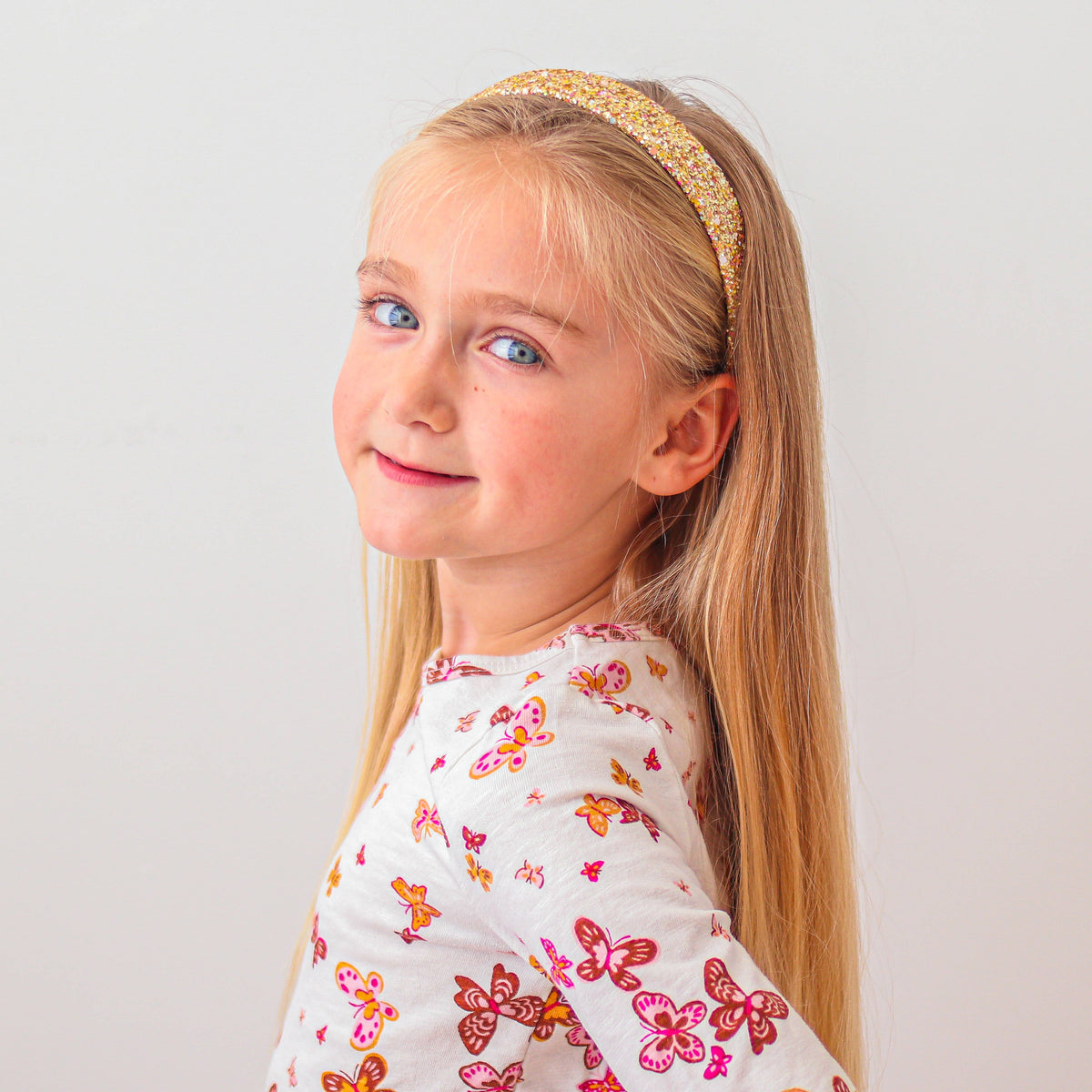 Frog Sac Tapered Chunky Glitter Headband
