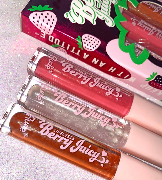 Rude Cosmetics - Berry Juicy Lip Gloss Set - Shimmer