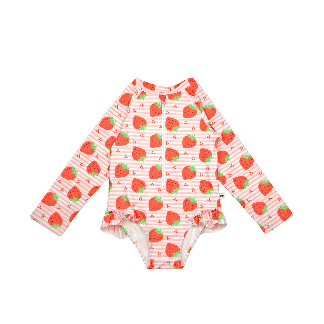 ZOOCCHINI - Rashguard Ruffled 1pc Swimsuit