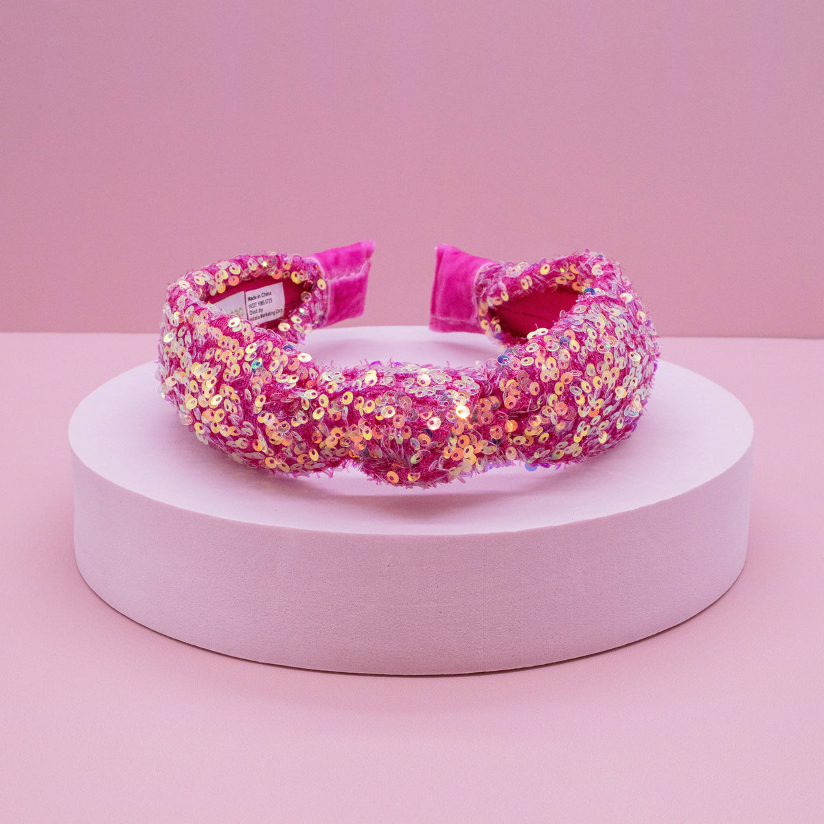 Frog Sac Kids Knot Headband, Sequin Knotted Hair Band Accessories