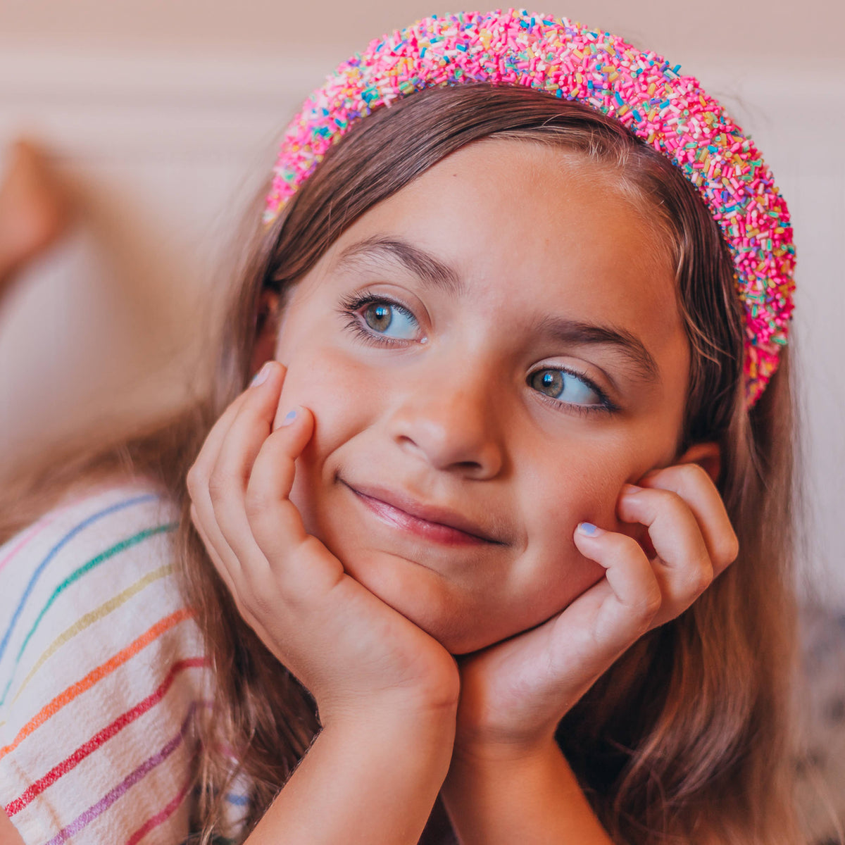 Frog Sac Padded Sprinkles Headband, Confetti Hair Band