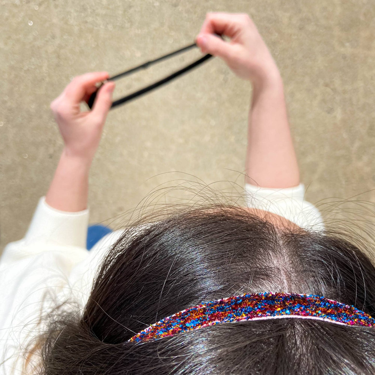 Frog Sac - Adjustable No Slip Thin Glitter Headband