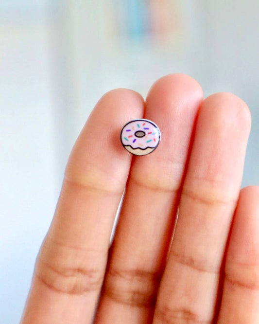 Stardoe Studio - Pink Donut Earrings: English