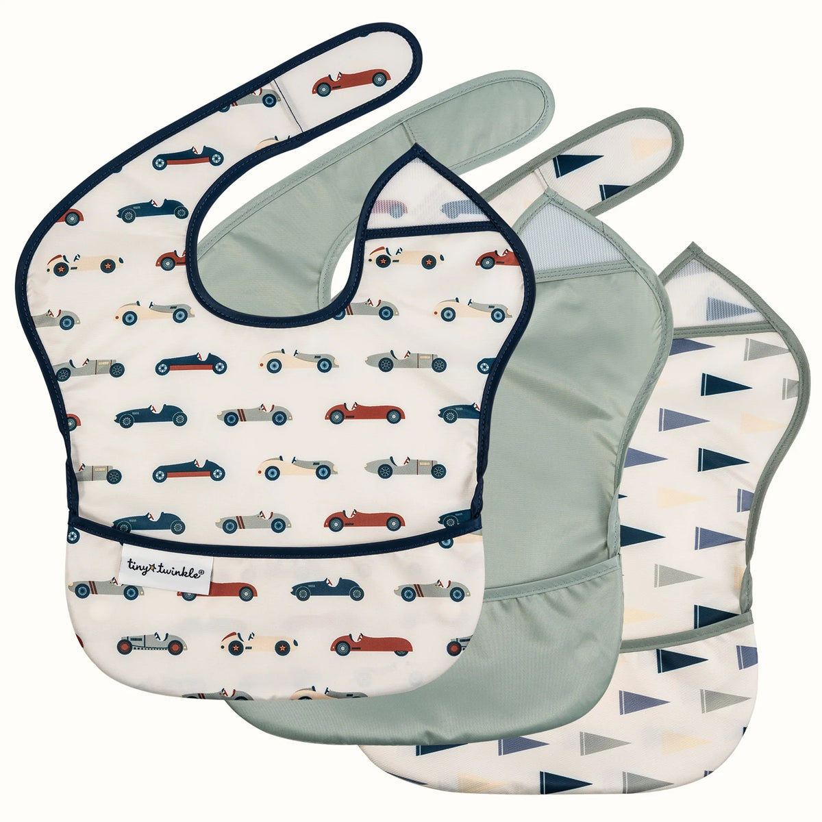 Tiny Twinkle - Mess-Proof Easy Bib 3 Pack