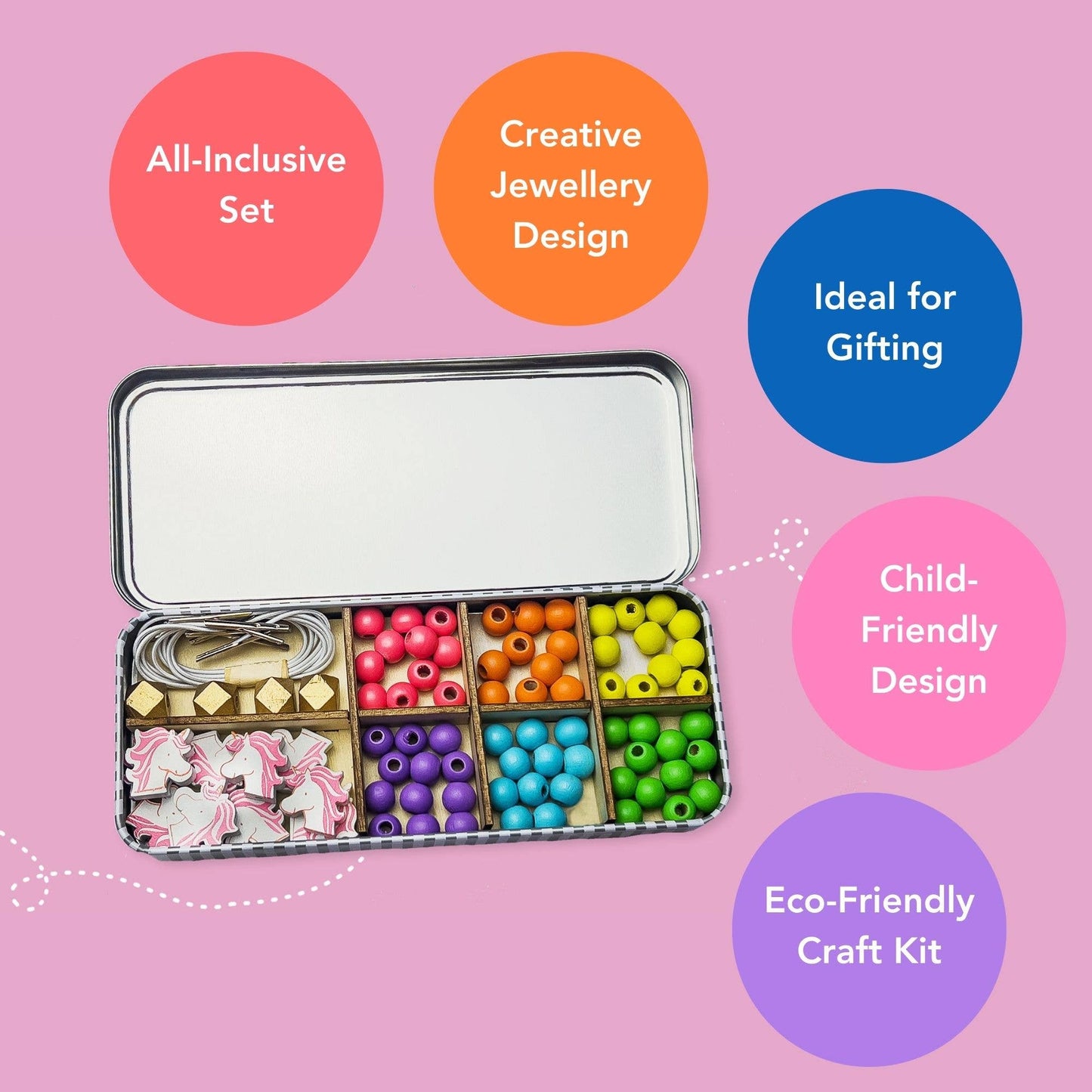 Cotton Twist - Unicorn Bracelet Bead Kit