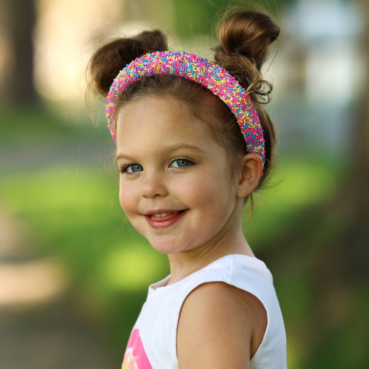 Frog Sac Padded Sprinkles Headband, Confetti Hair Band