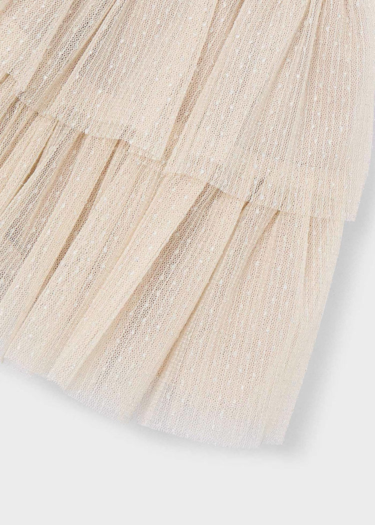 Mayoral Girl Tulle Skirt Sand