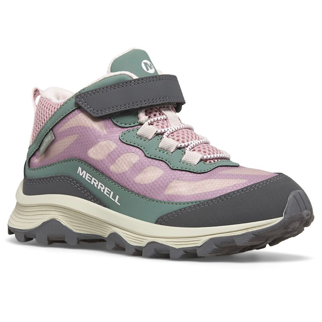 Merrell Moab Speed 2 Mid Waterproof Kids Sneaker Pink