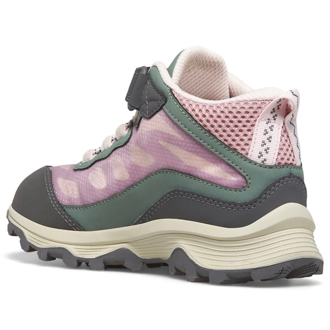 Merrell Moab Speed 2 Mid Waterproof Kids Sneaker Pink