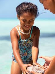 Roxy - Blue Marine Bloom One-Piece Swimsuit - 5Y