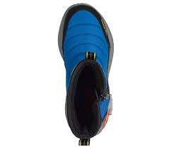 Skechers Garage Race Mode Kids Boot Blue/Orange