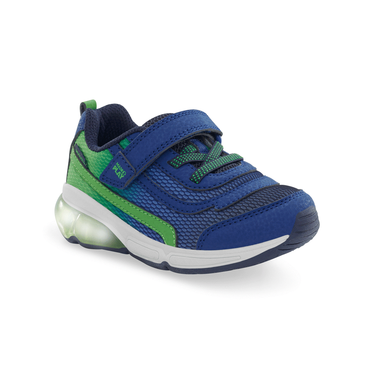 Stride Rite Made2Play Light-Up Surge Bounce Sneaker Navy Wide