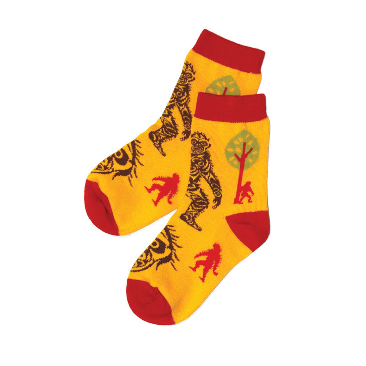 Native Northwest Kids Socks Indigenous Art, children's socks โ detail view