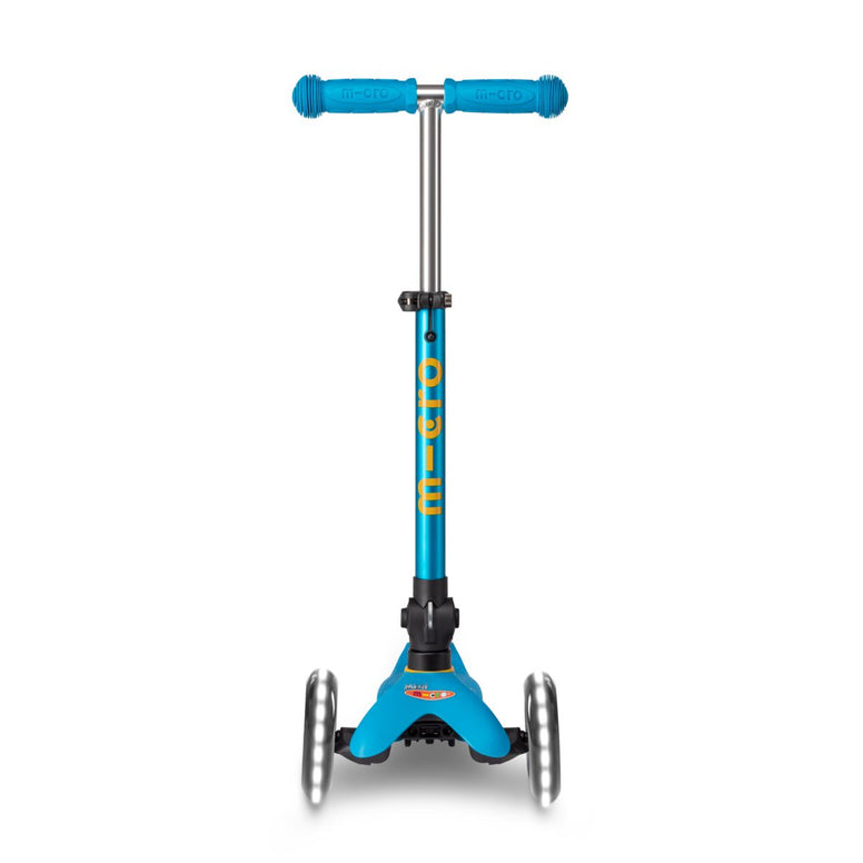 Micro Mini Deluxe Foldable LED Scooter - Ocean Blue
