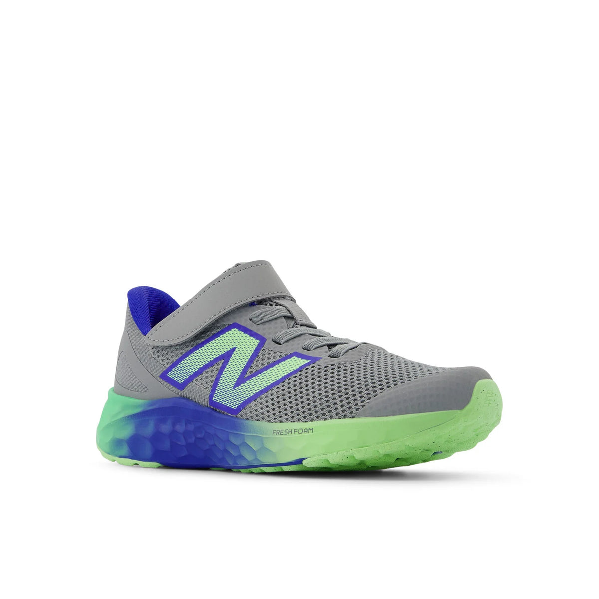 New Balance Fresh Foam Arishi v4 Running Shoe - Bungee Lace - Little Kid - Slate Grey