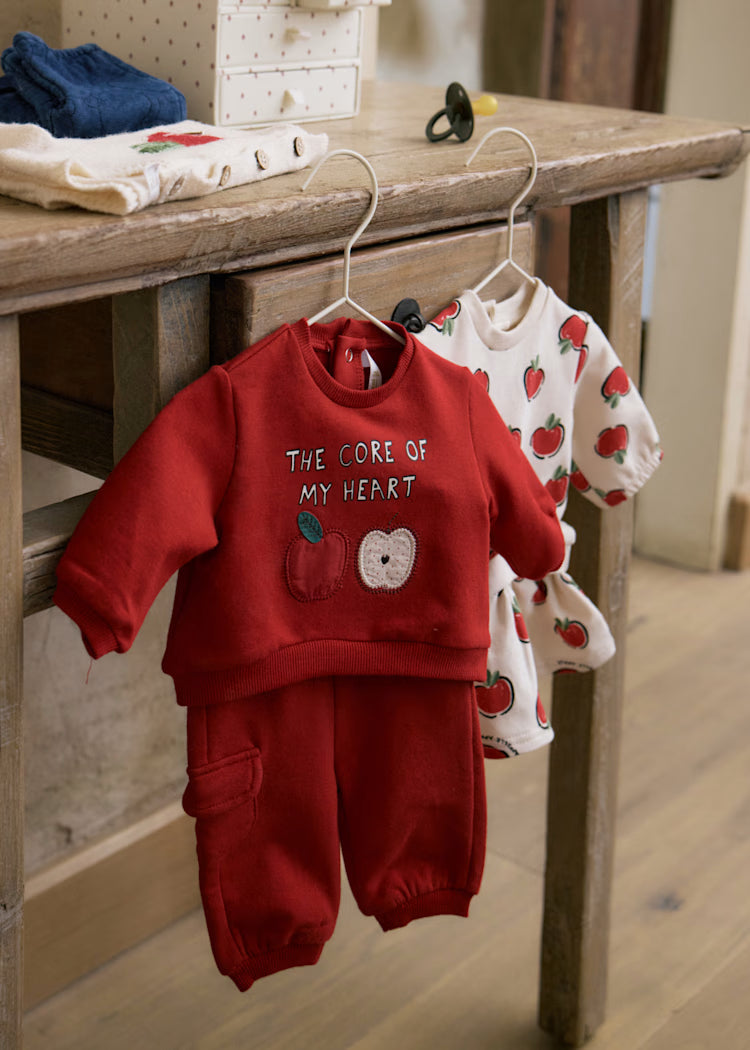 Mayoral Newborn Girl 4-Piece Set Cherry