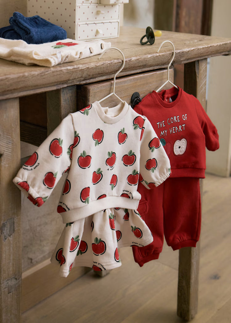 Mayoral - Newborn Girl 4-Piece Set - Cherry