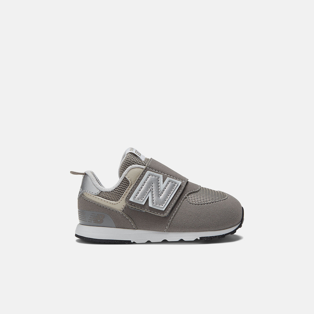 New Balance 574 New-B Hook & Loop Shoe - Rain Cloud